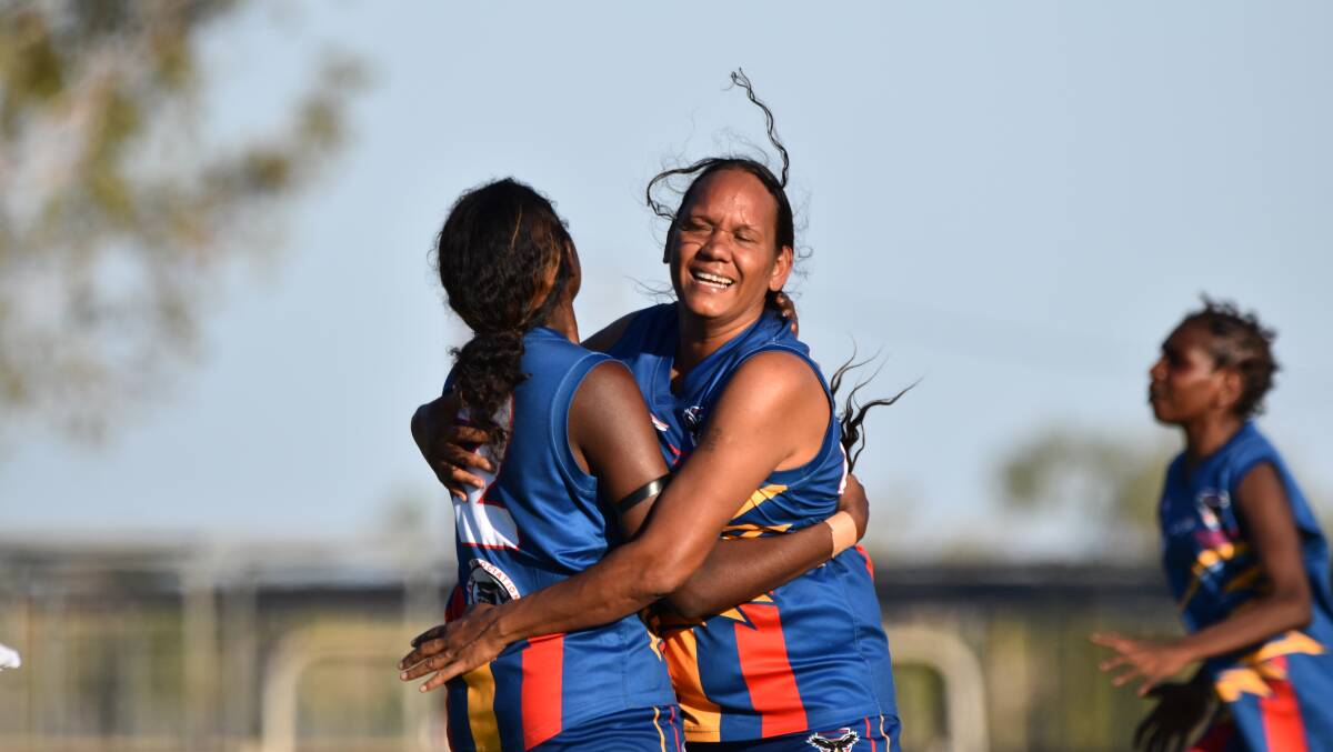 The Arnhem Crows took home the 2021 BRFL Womens Premiership. Picture: Tymunna Clements