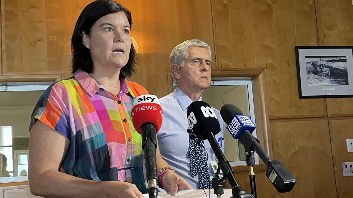 Health Minister Natasha Fyles apologised for the confusion at a press conference on Friday. 