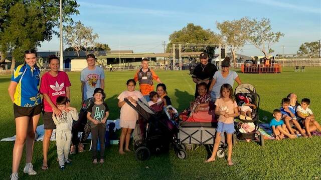 Katherinites turned out to watch the fireworks and entertainment on display for Territory Day. 