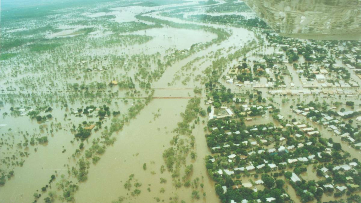 The Katherine Hospital flooded during the 1998 disaster. 