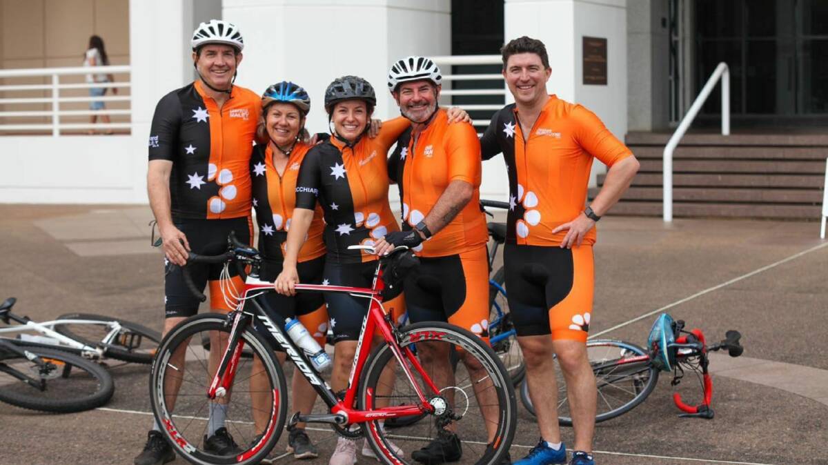 Five members of the NT Opposition will take part in the Polly Pedal on Sunday July 24. Picture supplied.