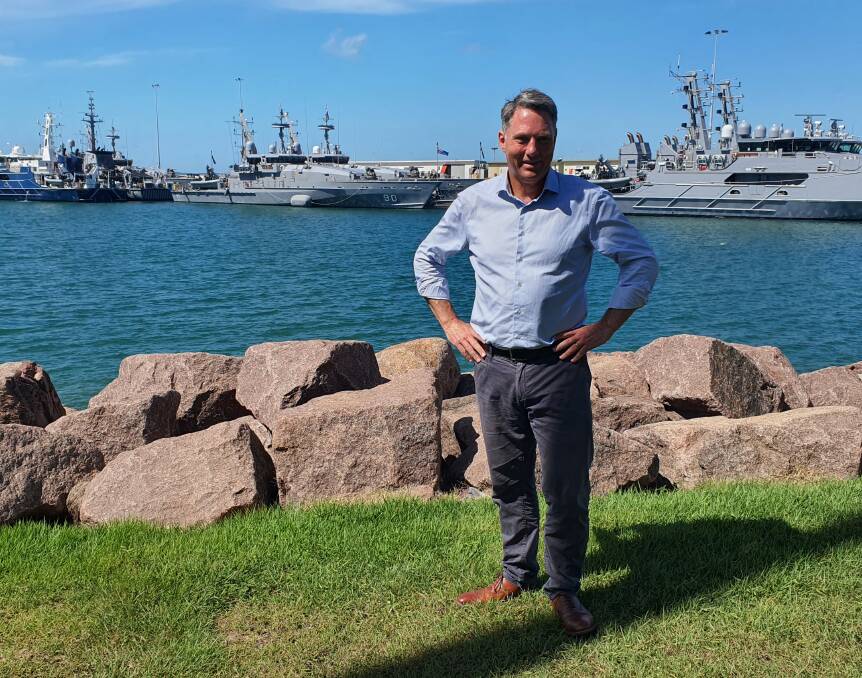 Minister for Defence, Richard Marles, in Darwin.