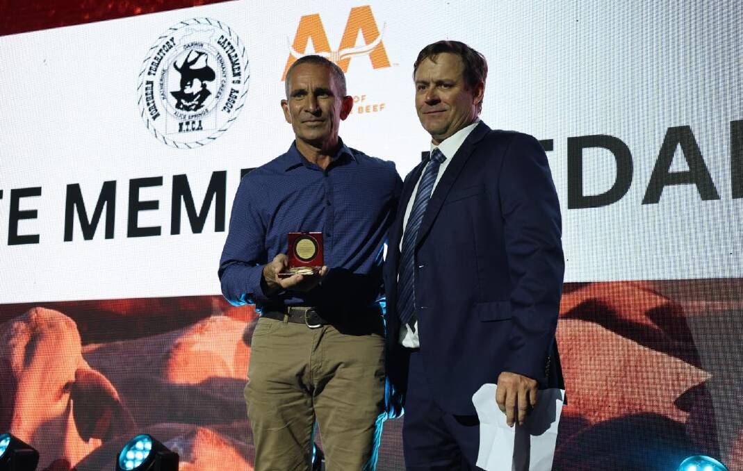 Shaun Healy has been awarded the Northern Territory Cattlemen's Association's prestigious Life Members' Medal for 2024.