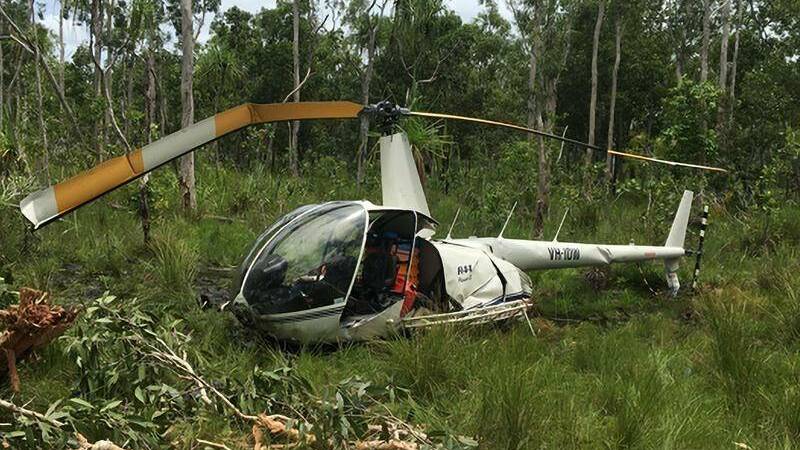 The crashed helicopter was one of three involved in collecting eggs on the day.