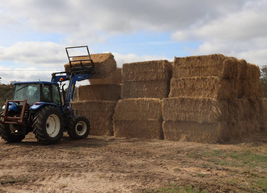 Charity RuralAid says demand for hay and counselling services had sky-rocketed. 