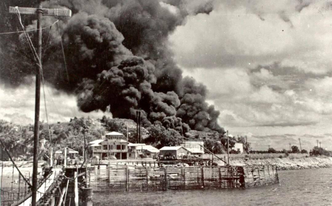 The attack on Darwin was the largest single attack ever mounted by a foreign power on Australia during WWII. Picture via Library and Archives NT.