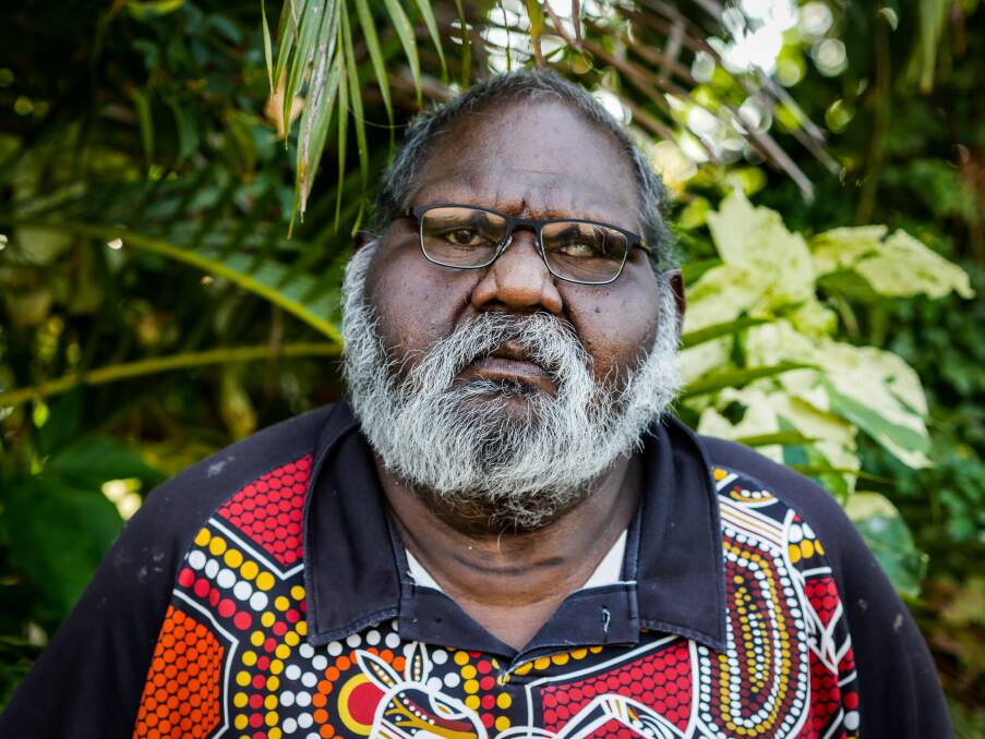 Chair of Nurrdalinji, Djingili Elder Samuel Sandy, is concerned about fracking gas pipelines. Picture supplied. 