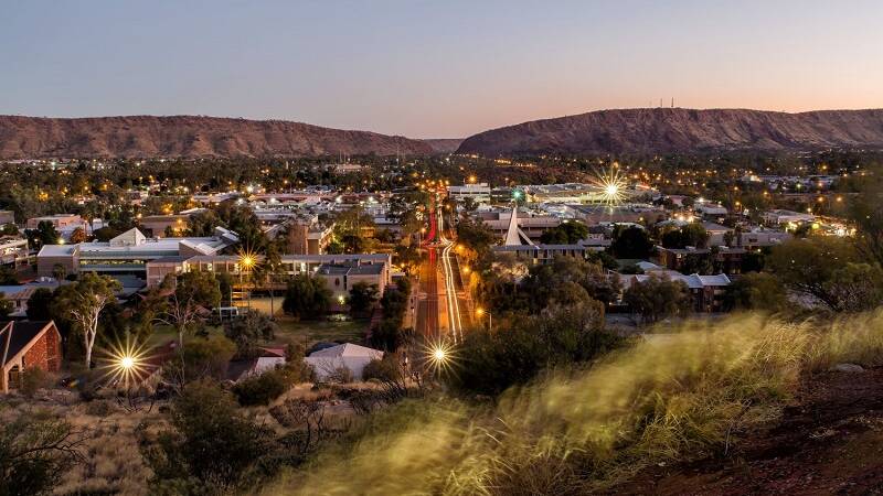 A child has died in a structure fire in Alice Springs. Picture via Alice Springs Tourist Park. 