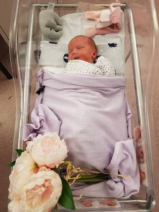 Isla Grace Cadet was born at Katherine Hospital on May 31, 2018. Picture: Supplied. 