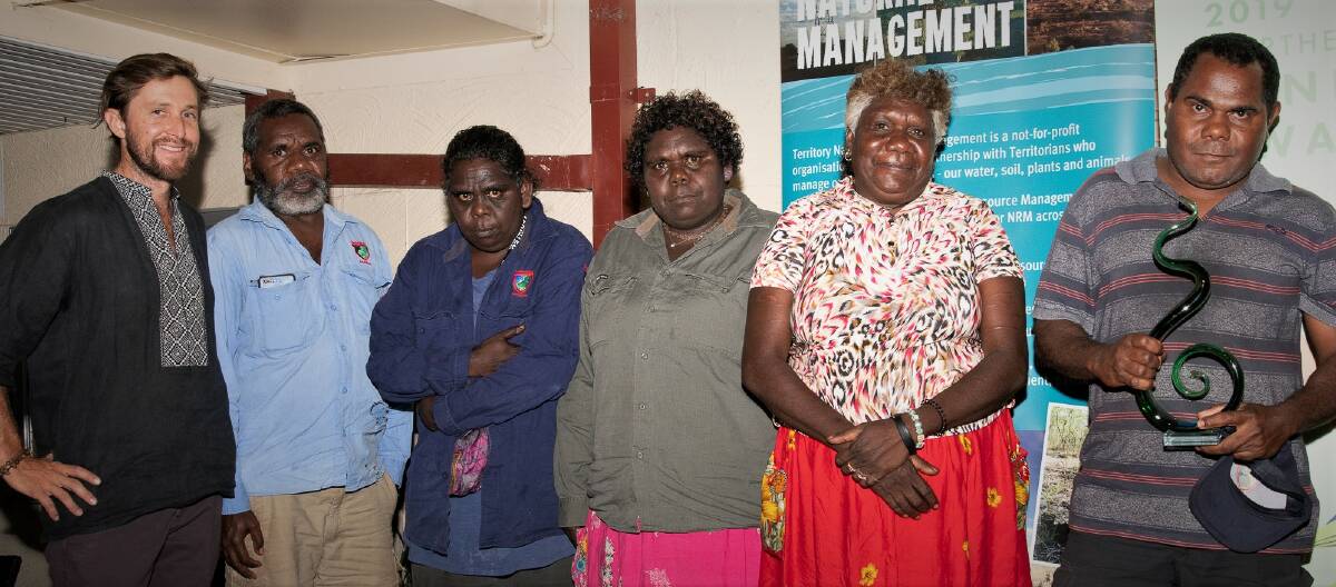 Indigenous Land Management Award was awarded to Thamarrurr Rangers. Picture Supplied. 