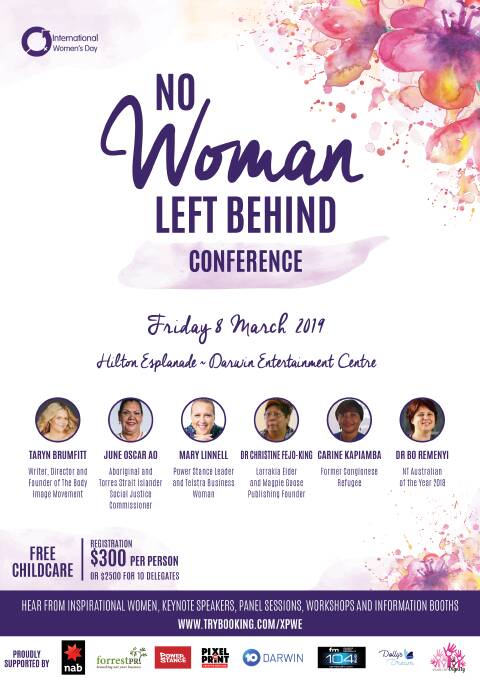 ‘No Woman Left Behind Conference’ to take place in Darwin
