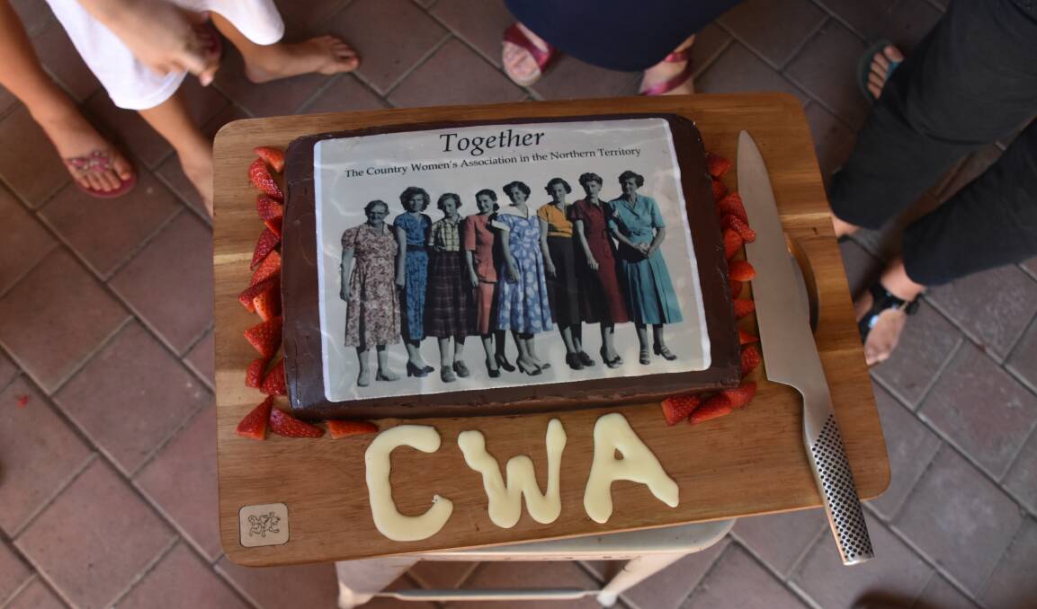 CELEBRATE: In celebration of the book launch the CWA hosted a morning tea at The Finch Cafe. 