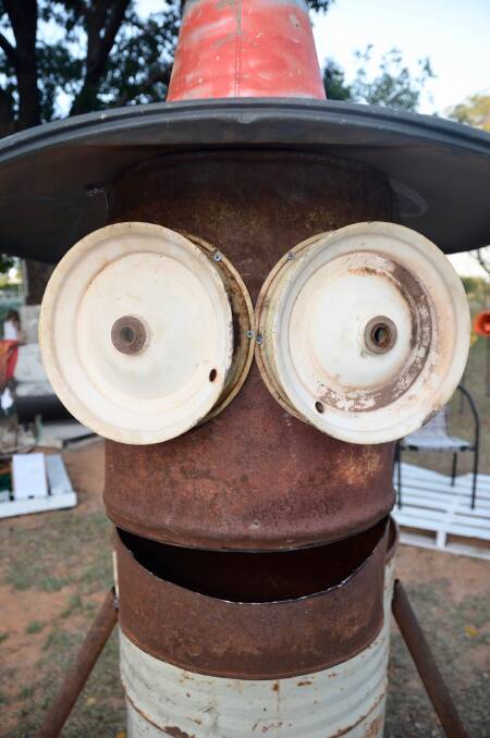 ARTISTS REDUCE WASTE: Artists get the chance to create sculptures from unwanted junk and materials. Picture: KRA