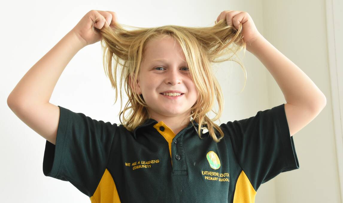 BRAVE SHAVE: Riley Brumfield will be participating in the World's Greatest Shave this Friday, raising money for people diagnosed with blood cancer and giving his hair a second life. 
