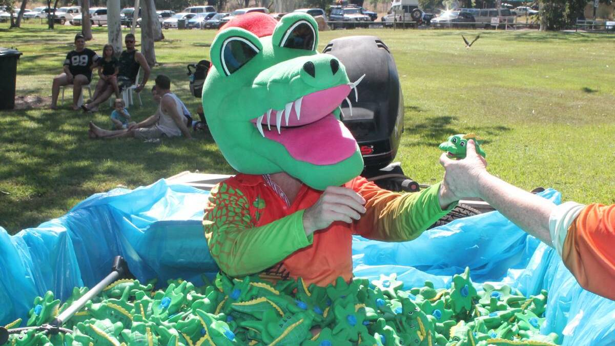 CROC SUCCESS: In previous years the annual event has helped Kintore Street School raise money for a wheel-chair bus and a shade cloth for the playground. Photo: Melissa Bermingham. 