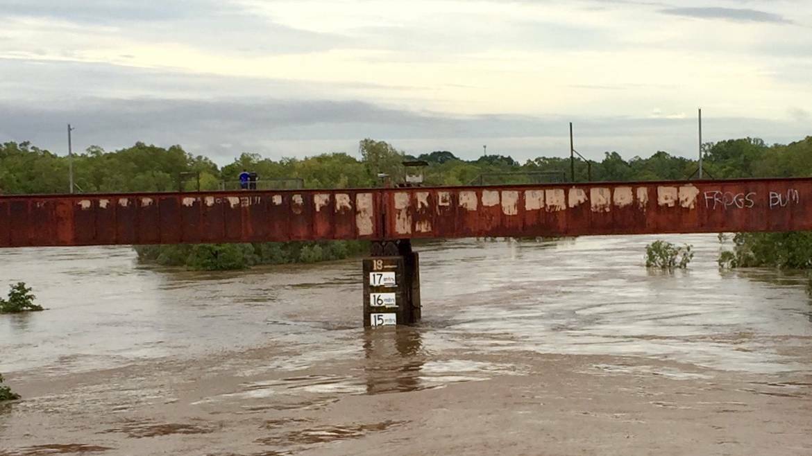 FLOOD DEVASTATION: The Katherine river has been know to rise rapidly. Photo: Lydia Lynch. 