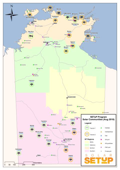 The program was rolled out to 25 sites across the Territory. Picture: Supplied. 