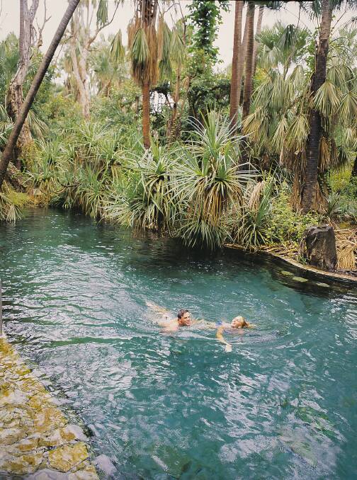 Mataranka swimming. Picture: Department of Tourism and Culture.