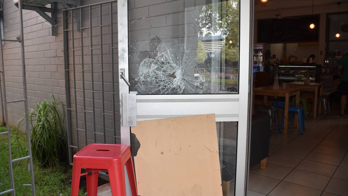 BREAK AND ENTER: The Finch Cafe has been broken into on a regular basis over the past two weeks. 