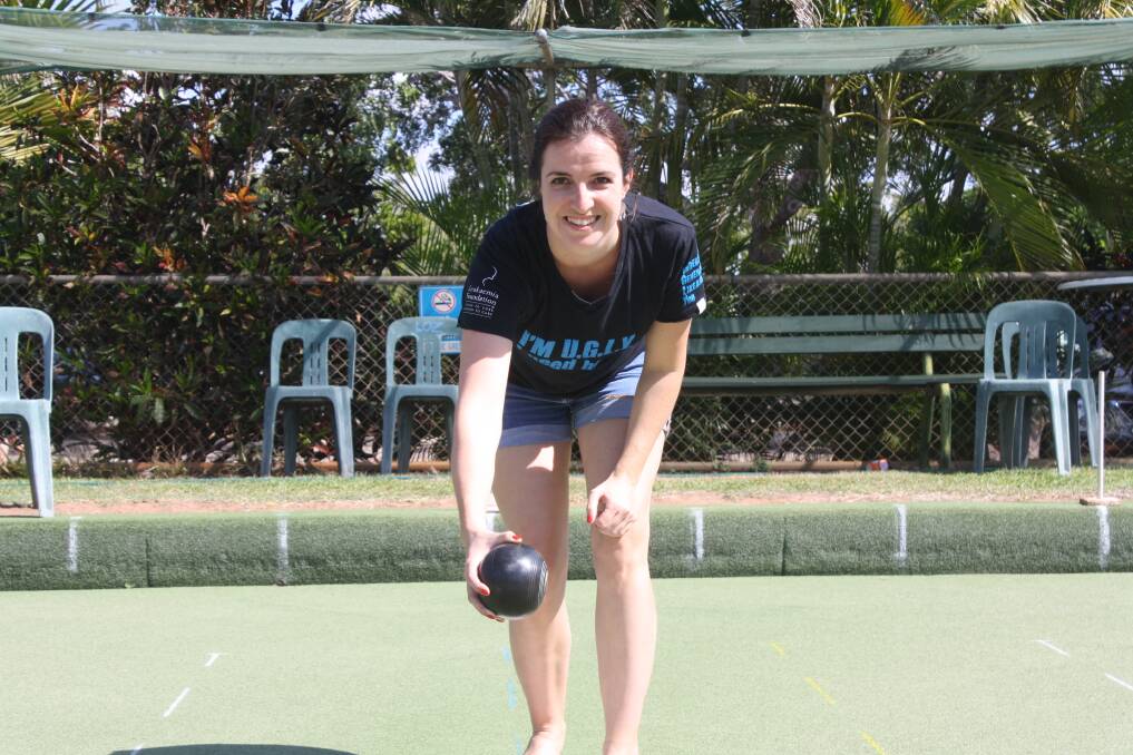 BOWLS FOR A CAUSE: Chantal Bus has organised a barefoot bowls night at the Katherine Country Club tomorrow to raise funds for the Leukaemia Foundation. 