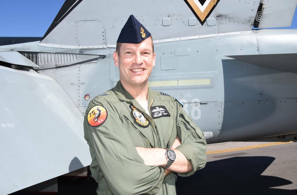 Wing Commander Mick Grant is the commanding officer of 75 Squadron at Tindal RAAF Base.