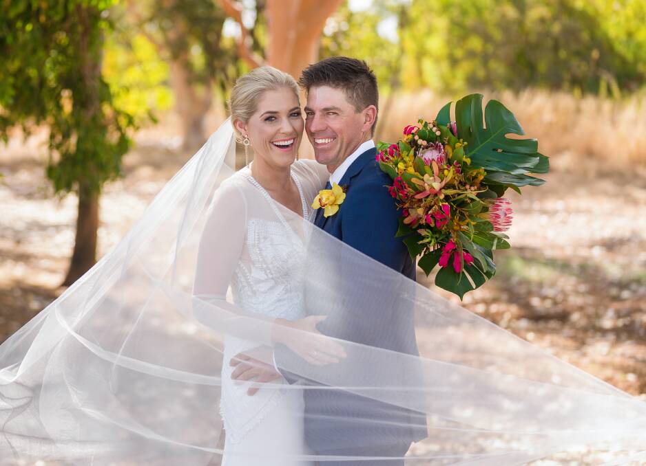 DAY TO REMEMBER: Katherine couple Annabel and Tom Curtain recently tied the knot. Picture: Lisa Hatz Photography. 