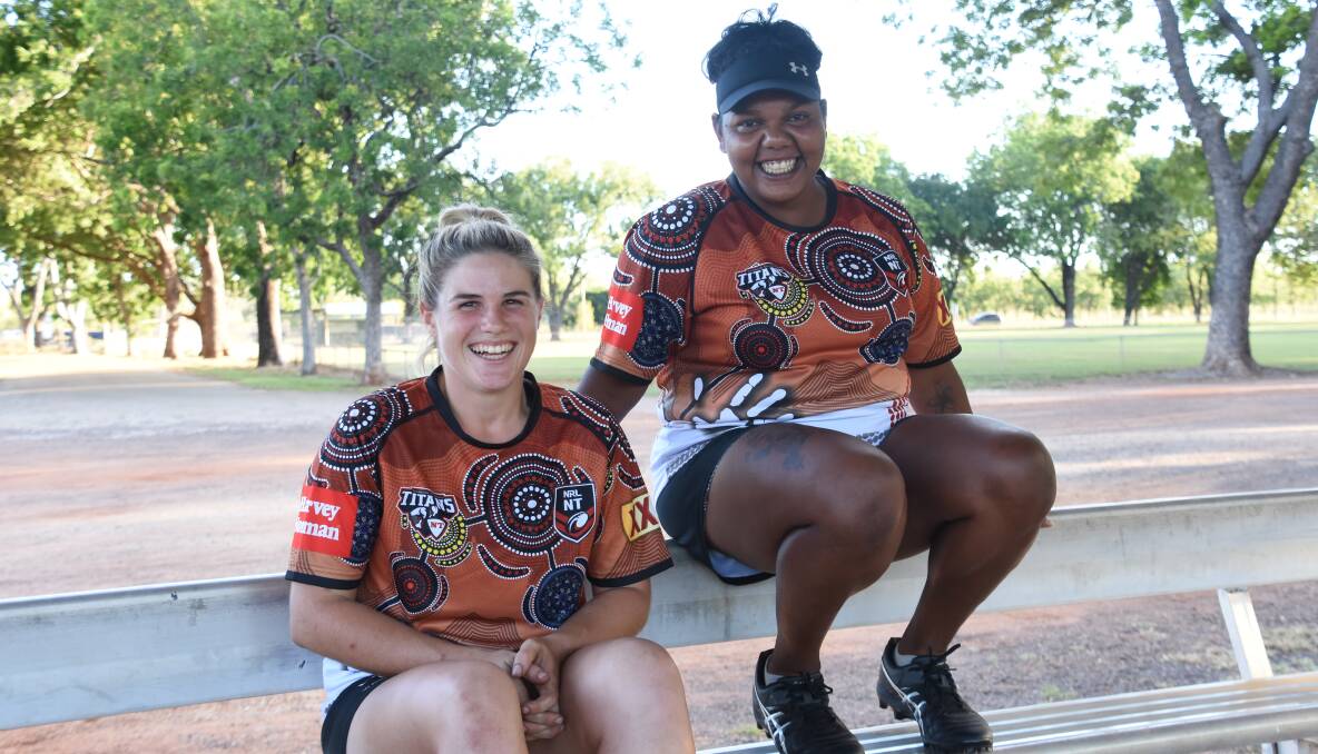 REPRESENT: Tamika Fisher and Natasha Assan will be heading to Sydney to take on major teams in the Affiliated States Championship, an annual rugby league competition run by the Australian Rugby League. 