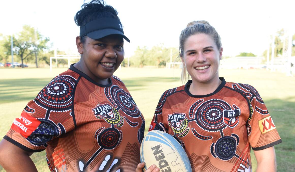 WOMEN'S CHAMPIONSHIPS: Katherine Rugby League players Tamika Fisher and Natasha Assan dominated on the field over the Easter long weekend in Sydney. 