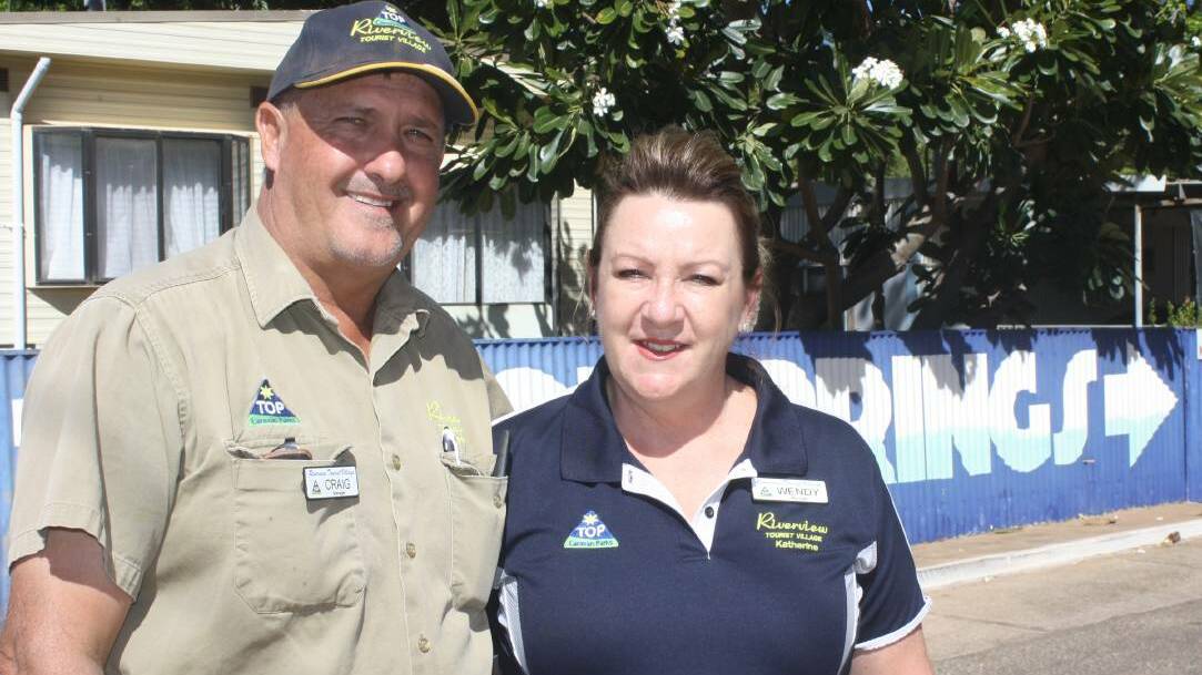 Riverview Caravan Park managers Craig and Wendy Batten say during the months of June, July and August, the caravan park's sites are usually booked out.
