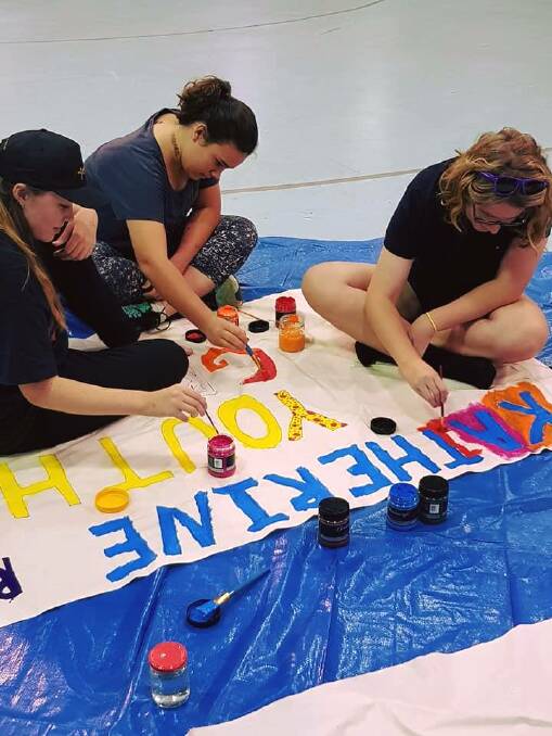 YOUTH GROUP ACTIVITIES: Isla Hooper, Olive Fawkner and Elloise Simudvarac are part of the Katherine Youth Group. Picture: Katherine Youth Group. 