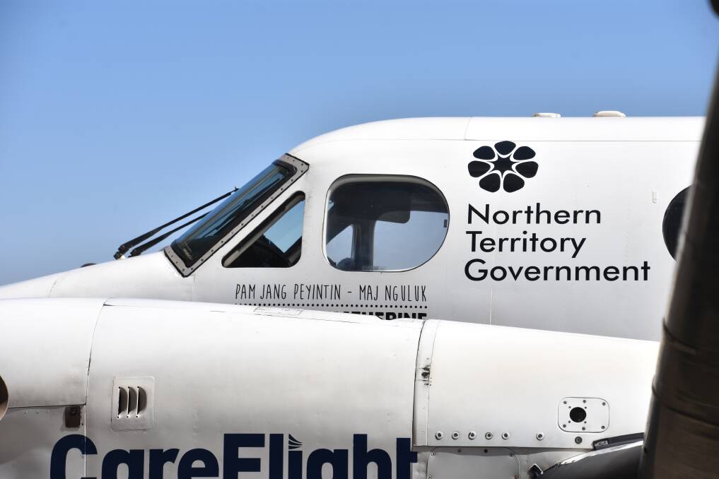 Katherine Town Council and the Jawoyn Association was invited to name CareFlight's air ambulance. 