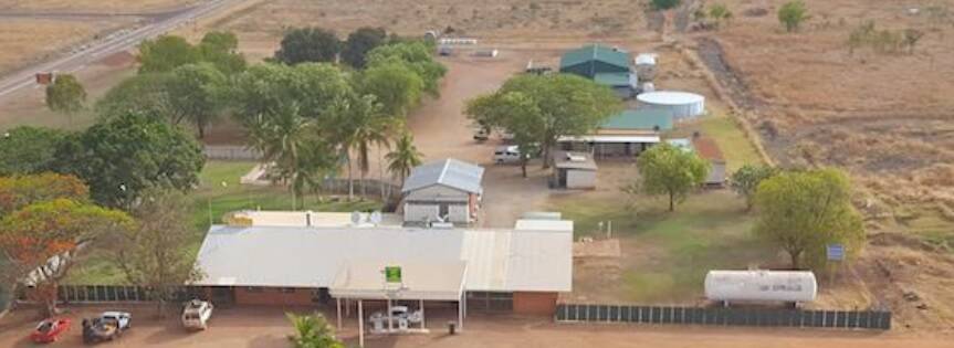 REMOTE LOCATION: The Top Springs Hotel is usually busy with truck drivers travelling long distances on the Buntine Highway. 