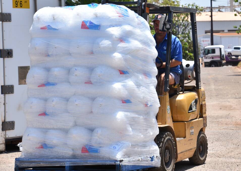 KEEPING COOL: Located in the industrial area, Katherine Ice Supplies works quickly to deliver ice to businesses across town. 