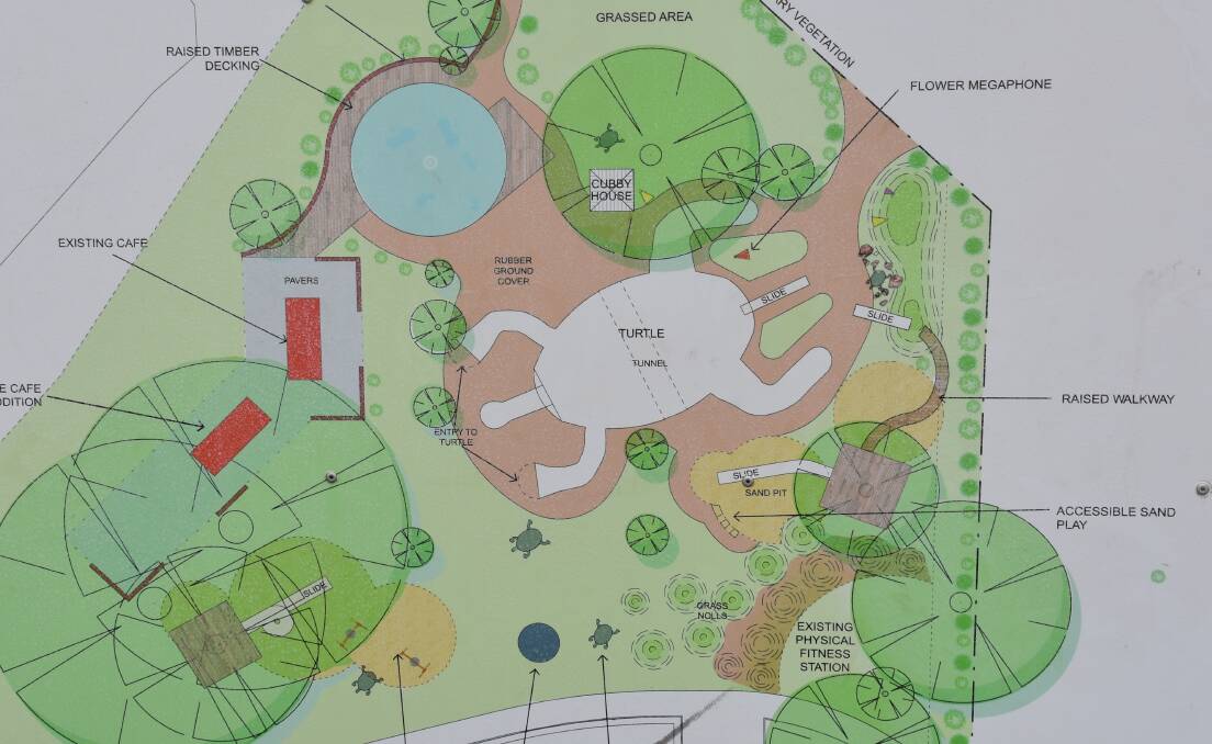 The promised turtle playground is still in the works and expected to be installed in April 2020. Picture: Brooklyn Fitzgerald. 