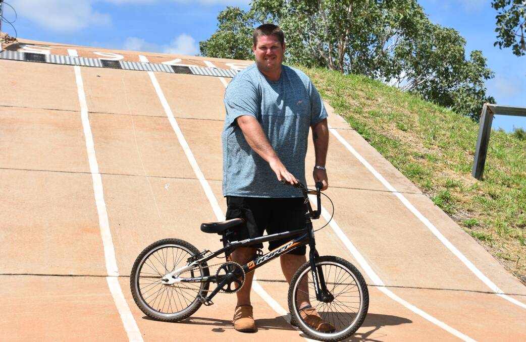 IMPROVEMENTS: New president Steve Hoffman is making sure the BMX Club is on the right track for the year ahead. 