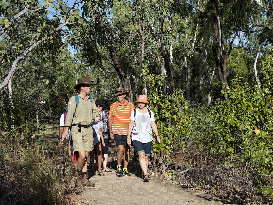 Explore Nitmiluk National Park with a ranger during the school holiday. Picture: Supplied. 