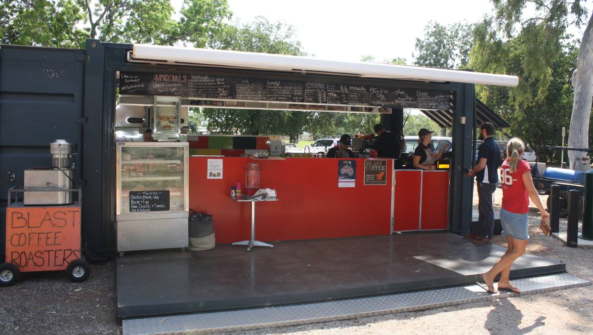 CAFE RE-OPENS: After a long wait the popular Pop Rocket cafe is open for the dry season. 
