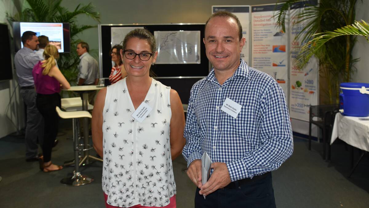 ON HAND: Associate consultant at True North Strategic Communications Doris Baylis and Matt Clarke from the Department of Defence are on hand today and tomorrow to answer PFAS questions. 