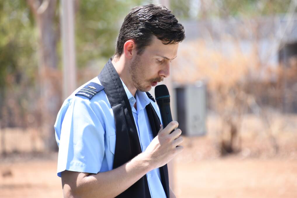 Royal Australian Air Force chaplain Mitch Herps. 