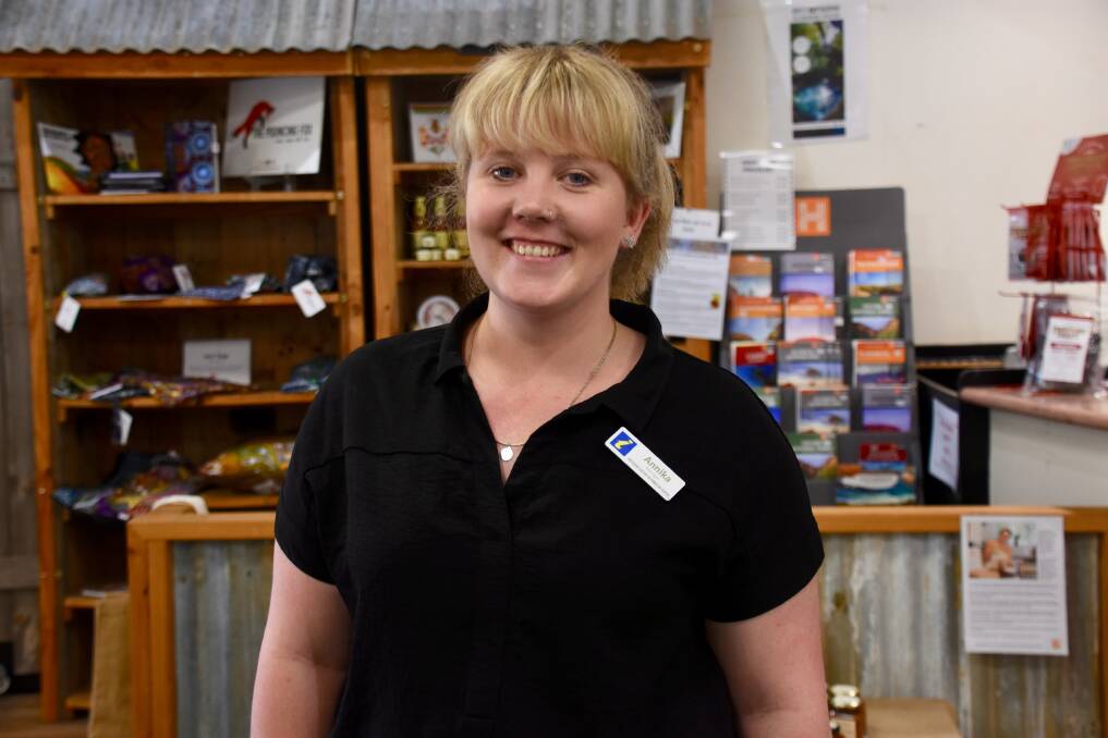 The manager of Katherine's Visitor Information Centre Annika Berendes has seen a spike in young travellers arriving to Katherine to pick mangoes.
