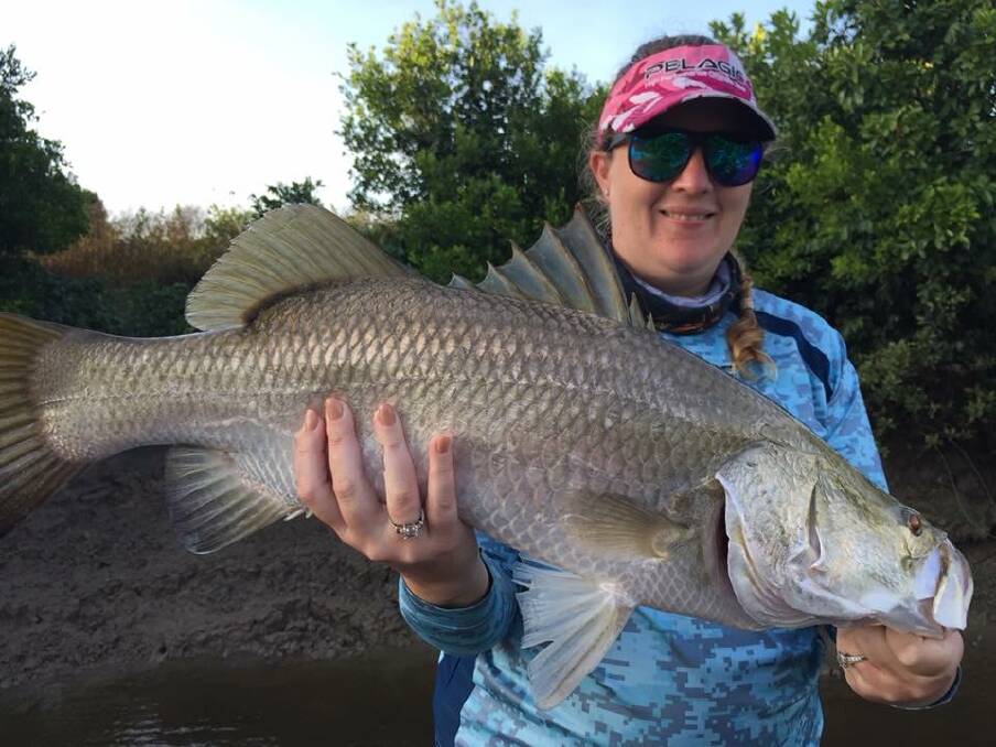 FISHING FOR LIFE: Catherine Baker moved to Darwin eight years ago and grew up with a passion for fishing. 