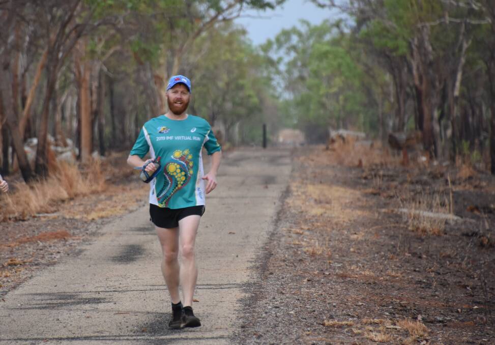 Katherine runner and social worker Brett Barney has run four marathons this November to raise funds for the Indigenous Marathon Foundation. 