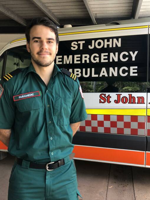 READY TO HELP: Alex Pazniewski is Katherine's newest ambulance recruit. Picture:St John Ambulance NT. 