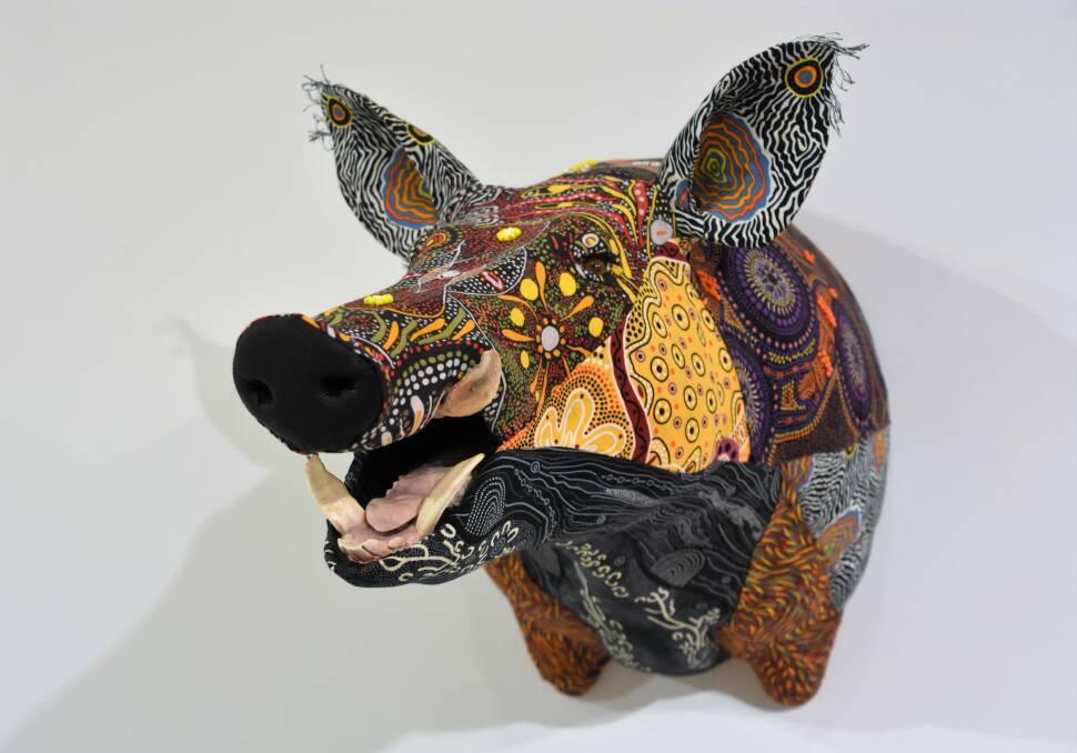 Rachel Williams' textile taxidermy is one of the first of its kind in Australia. 