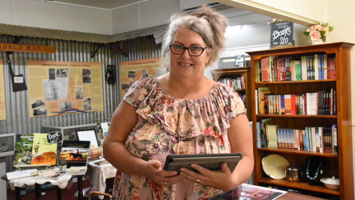 PAPERLESS: Katherine Museum manager Simmone Croft has made big changes in a bid to tackle environmental waste and cut costs. 