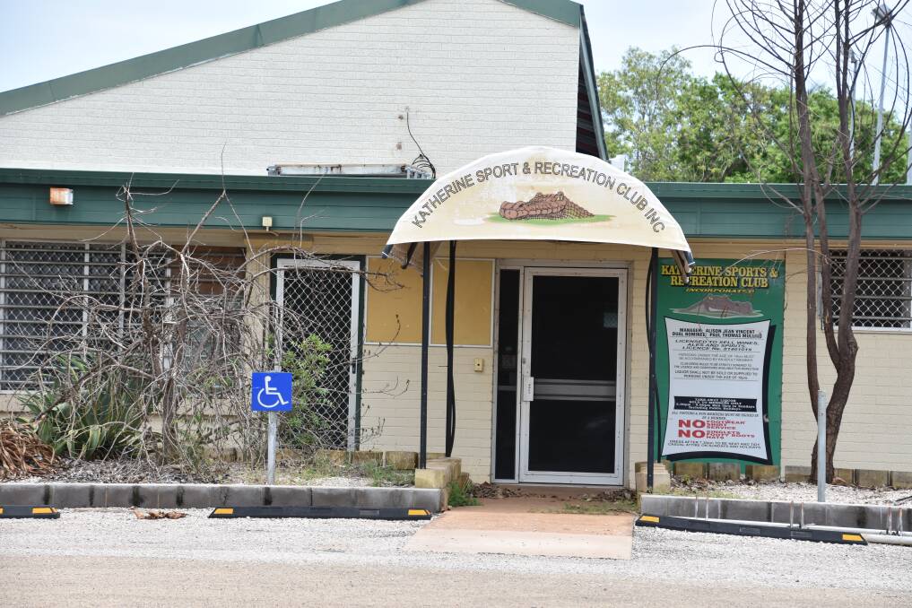 The Katherine Sports and Recreation Club on Giles Street closed down in 2015 after becoming insolvent. 