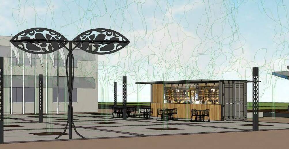 Plans for a new cafe at the Town Square are shaking existing coffee shop owners. Picture: supplied. 