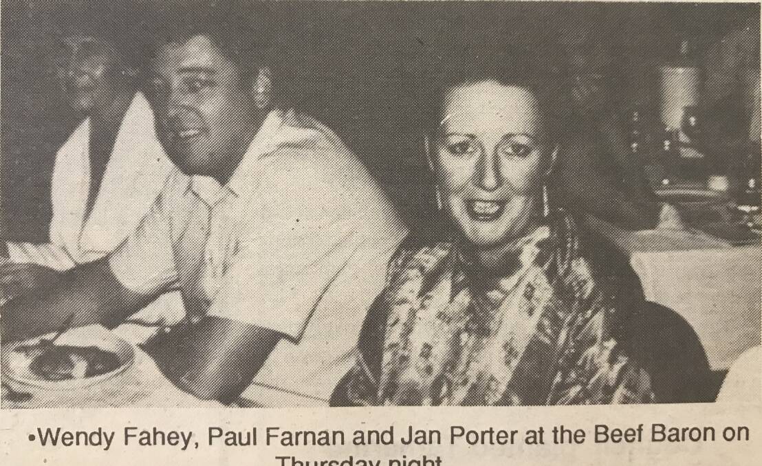 Pictures printed in the Katherine Times in 1990