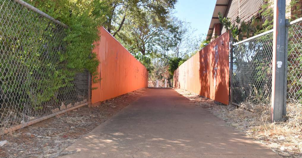 CLOSED: A laneway on Hibiscus Court in Katherine East is set to be closed after a resident complained he feared for his life.