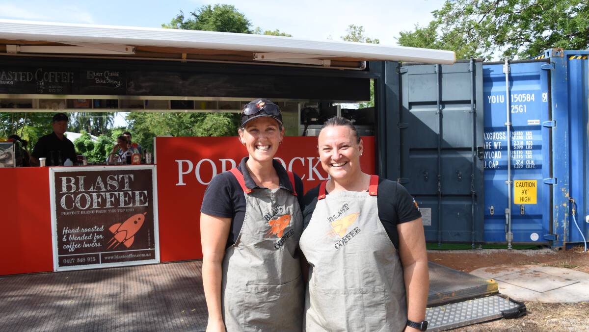 OPEN FOR TRADE: Chrissy McKie and Bec Gooley are excited for the busy year ahead at the Pop Rocket Cafe. 